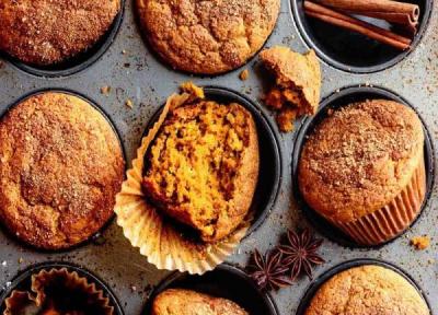 طرز تهیه مافین کدو حلوایی ، چیکار کنم وسط مافین خیس یا نپخته نباشه؟ طرز تهیه مافین کدو حلوایی ، چیکار کنم وسط مافین خیس یا نپخته نباشه؟